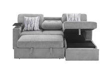Load image into Gallery viewer, U0214 - Sofa Bed Arms With LED - Dark Gray
