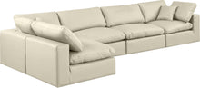 Load image into Gallery viewer, Comfy - 5 Piece Faux Leather Modular Sectional