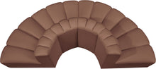 Load image into Gallery viewer, Arc - Faux Leather 4 Piece Modular Sofa