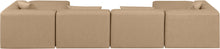 Load image into Gallery viewer, Cube - 6 Piece Modular Double Chaise Sectional - Tan