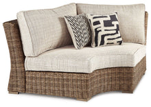 Load image into Gallery viewer, Beachcroft - Curved Corner Chair w/Cushion - Beige