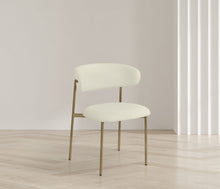 Load image into Gallery viewer, Lupita - Dining Chair With Brushed Gold Legs (Set of 2)