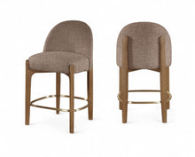 Load image into Gallery viewer, Torino - Counter Stool With Brushed Brown Base
