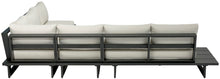 Load image into Gallery viewer, Maldives - 4 Piece Water Resistant Outdoor Patio Modular Sectional With Gray Base