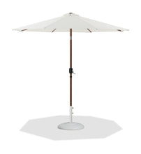 Load image into Gallery viewer, Fiji - Aluminum Patio Umbrella With Round White And Teak Base