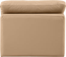 Load image into Gallery viewer, Indulge - Faux Leather Armless Chair - Tan