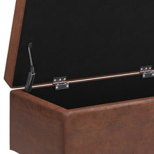 Load image into Gallery viewer, Shay - Large Square Coffee Table Storage Ottoman Mid-Century Style