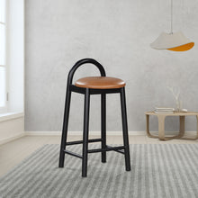 Load image into Gallery viewer, Calvin - Stool - Black Legs