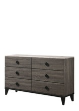 Load image into Gallery viewer, Avantika - Faux Marble Top Rustic Dresser - Gray / Marble / Oak