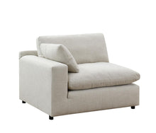 Load image into Gallery viewer, U246 - Linen Left Chair With USB-C Charger - White