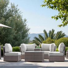 Load image into Gallery viewer, Comfortable Modern Patio Rattan Sectional Set With Cushions