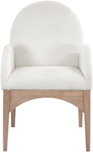 Load image into Gallery viewer, Waldorf - Chenille Dining Arm Chair With Natural Legs