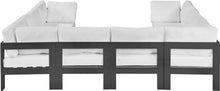 Load image into Gallery viewer, Nizuc - Outdoor Patio 8 Piece Modular Sectional With Gray Frame