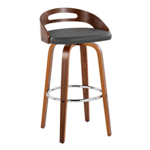 Load image into Gallery viewer, Cassis - Contemporary Fixed Height Barstool With Swivel With Round Footrest (Set of 2)
