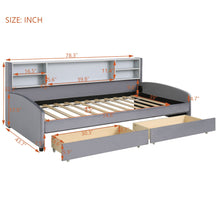 Load image into Gallery viewer, Luxurious Upholstered Platform Bed With Storage Drawers