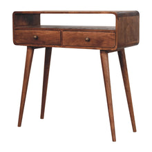 Load image into Gallery viewer, Solid Wood Curved Console Table