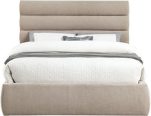 Load image into Gallery viewer, Adam - Linen Fabric Bed With 52" Headboard