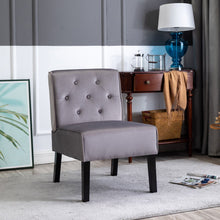 Load image into Gallery viewer, Reese - Living Room Armless Button Tufted Pattern Accent Chair (Set of 2)
