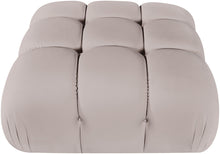 Load image into Gallery viewer, Orin - Velvet Performance Fabric Upholstered Modular Ottoman