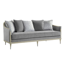 Load image into Gallery viewer, Fernando - Sofa With 5 Pillows - Champagne / Gray