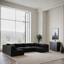 Load image into Gallery viewer, Shaggy - 6 Piece Modular U-Shaped Armless Sectional