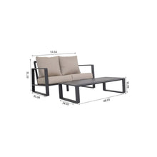 Load image into Gallery viewer, Sofa With Rectangular Coffee Table