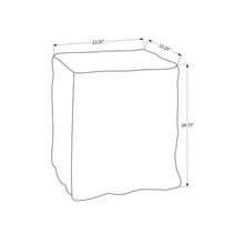 Load image into Gallery viewer, Square Accent Table, Indoor Outdoor - White