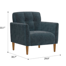 Load image into Gallery viewer, Accent Chair, Transitional - Blue