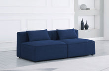 Load image into Gallery viewer, Cube - Linen Modular 2 Seat Armless Sofa