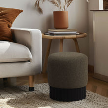 Load image into Gallery viewer, Veranda - Ottoman / Stool With Black Base