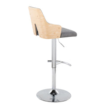Load image into Gallery viewer, Stella - Contemporary Adjustable Barstool Stool With Swivel & Rounded T Footrest (Set of 2)