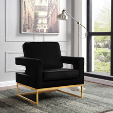 Load image into Gallery viewer, Noah - Accent Chair with Gold Legs
