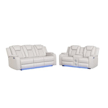 Load image into Gallery viewer, Benz - LED & Power Recliner With Adjustable Headrests And Ambient LED Lighting