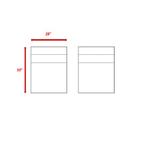Load image into Gallery viewer, Wide Armless Outdoor Chairs With Cushions (Set of 2)