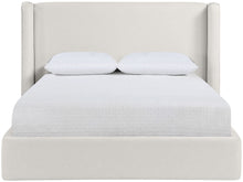 Load image into Gallery viewer, Kendall - Linen Textured Fabric Upholstered Bed - Cream