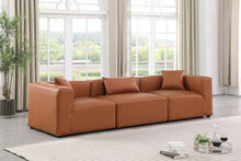 Load image into Gallery viewer, Cube - Modular 3 Piece Sofa - Cognac