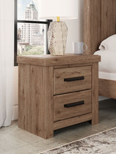Load image into Gallery viewer, Oliandon - Two Drawer Night Stand - Light Brown