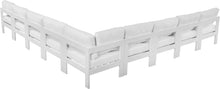 Load image into Gallery viewer, Nizuc - Outdoor Patio 9 Piece Modular Sectional With White Frame