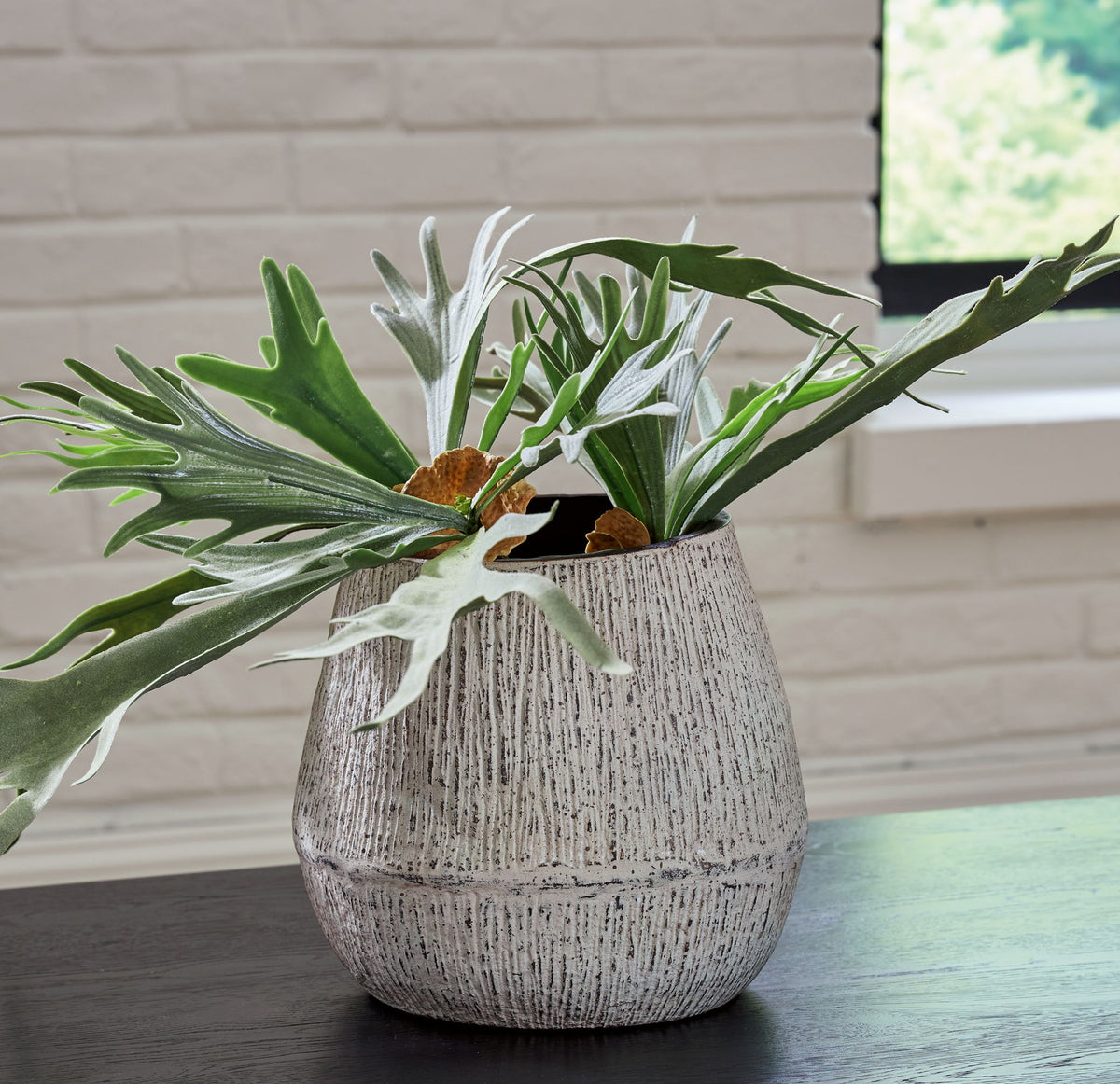 Claymount - Vase - 10" - Distressed Brown - Ego Home Furniture