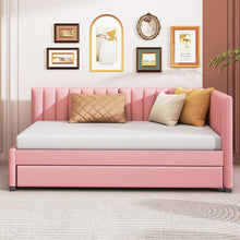 Load image into Gallery viewer, Upholstered Daybed, Sofa Bed Frame, No Box Spring Needed