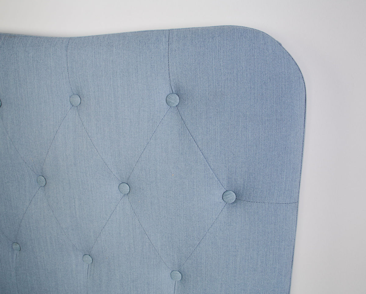 Ariana - Upholstered Queen Headboard - Light Blue