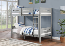 Load image into Gallery viewer, Edah - Twin Twin Bunk Bed - Gray