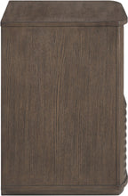Load image into Gallery viewer, Morino - Oak Veneer And Solid Wood Nightstand - Brown