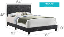 Load image into Gallery viewer, Luxurious Upholstered Bed