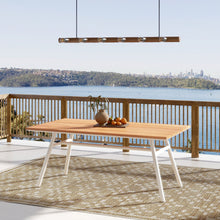Load image into Gallery viewer, Maiden - 6 Seater Patio Dining Table - Natural Teak