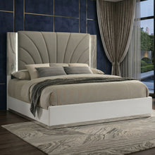 Load image into Gallery viewer, Jazz - Platform Bed With LED Upholstered Headboard