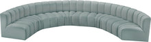 Load image into Gallery viewer, Arc - Faux Leather 8 Piece U-Shaped Modular Sofa
