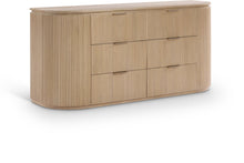 Load image into Gallery viewer, Astrid - Solid Wood And Oak Veneer Dresser