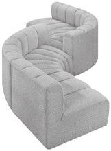 Load image into Gallery viewer, Arc - Boucle Fabric 6 Piece Modular Sofa - Black