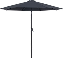 Load image into Gallery viewer, Fiji - Aluminum Patio Umbrella With Round White And Black Base